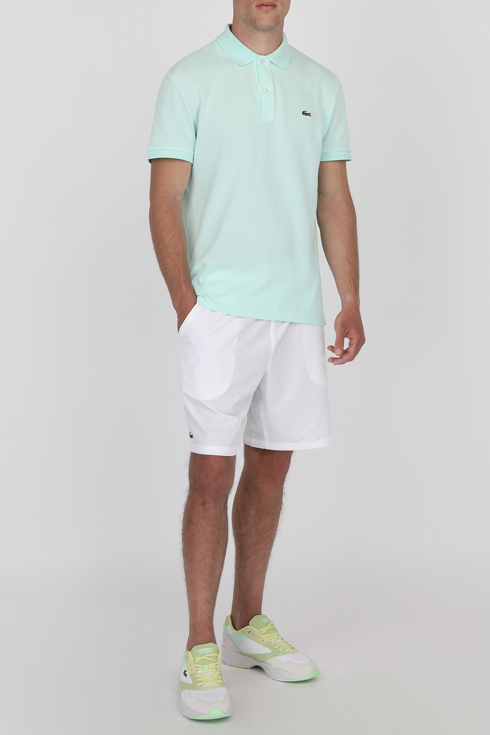 Slim Fit Polo Shirt in Turquoise